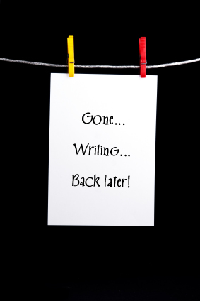 Gone Writing Back Later